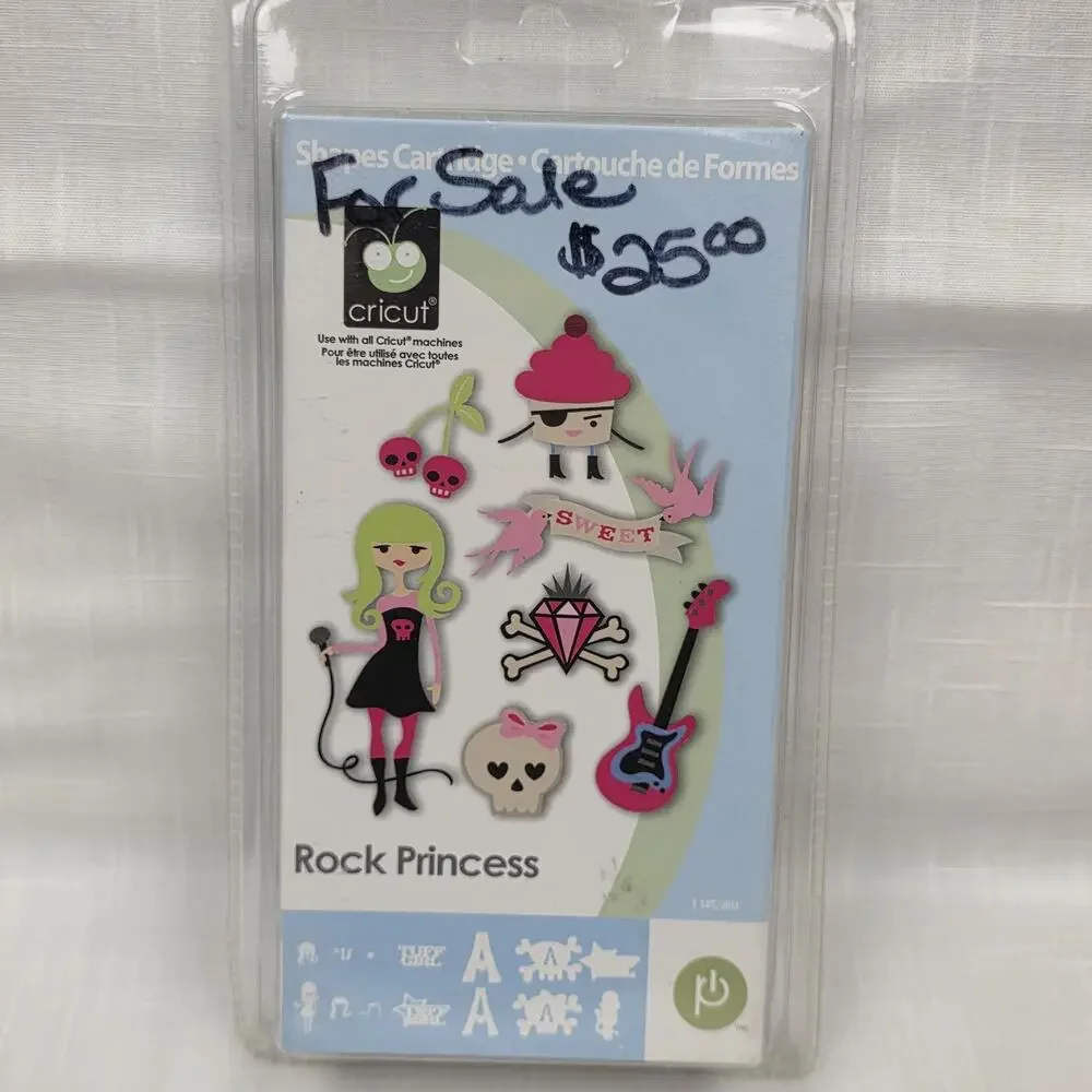 Cricut Rock Princess Cartridge Sealed Complete Cricut Create Expression Craft